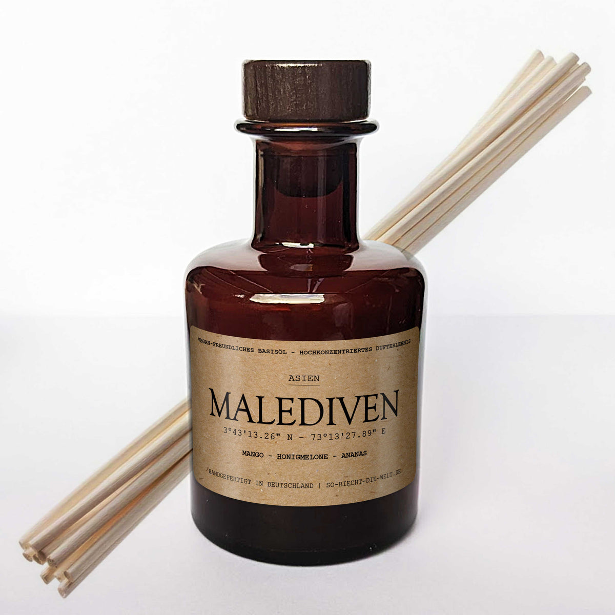 Malediven Raumduft Diffuser - Mango | Honigmelone |  Ananas