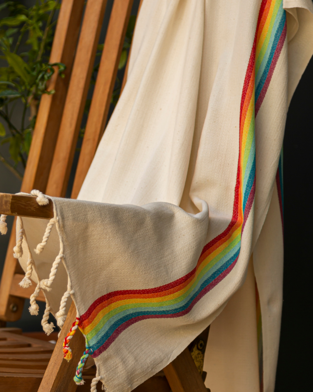 Samimi Bambus-Hamamtuch im exklusiven Rainbow-Design